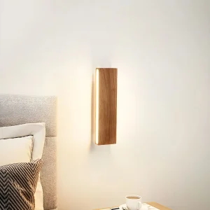 Draaibare LED Wandlamp – Hout Design | Lignum